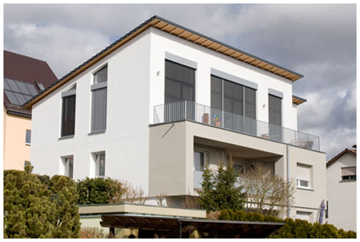 Sanierung und Aufstockung eines EFH in Hausen, bei Klick gelangen Sie zur Projektseite